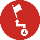 お客様を道案内